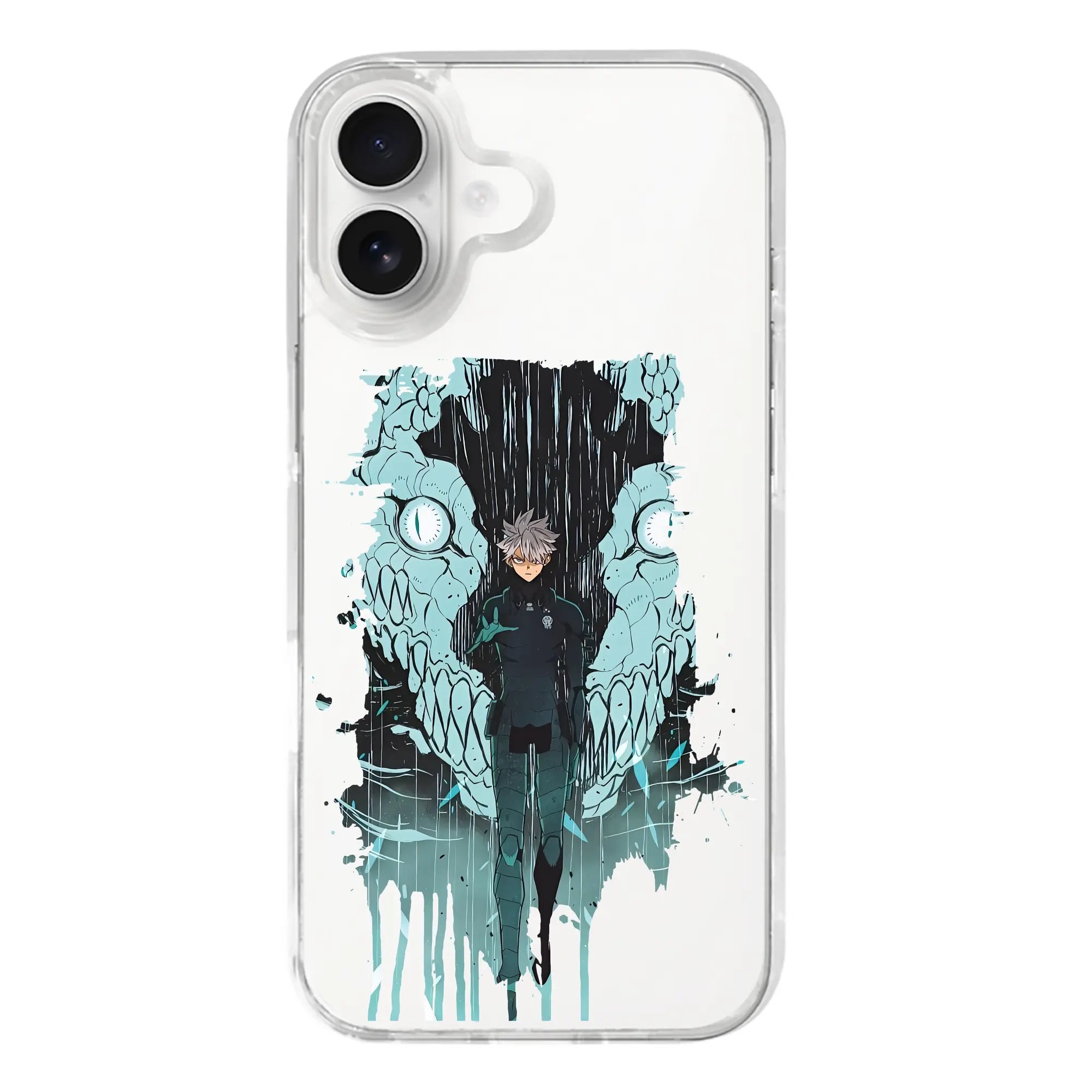 怪獣8号 グッズ,市川レノ - iPhone 17シリーズ 透明スマホケース – 薄型・耐衝撃・精密フィット保護カバー